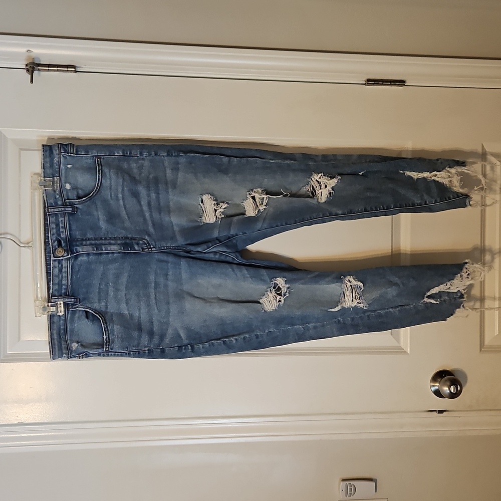 Super High Rise Jegging Crop Jeans